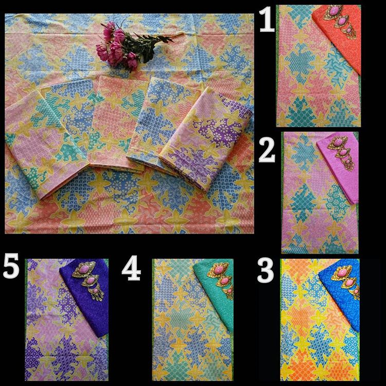 Kain Batik Soft Motif Sekar Jagad dan Kain Embos KA28
