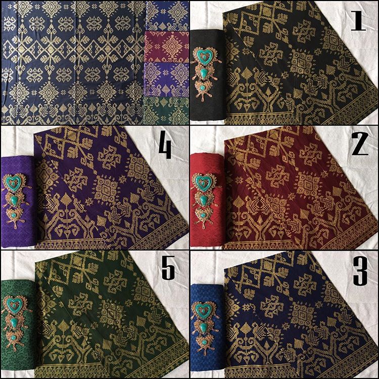 Kain Batik Pekalongan – Batik Prada Kombinasi Embos KA3.17